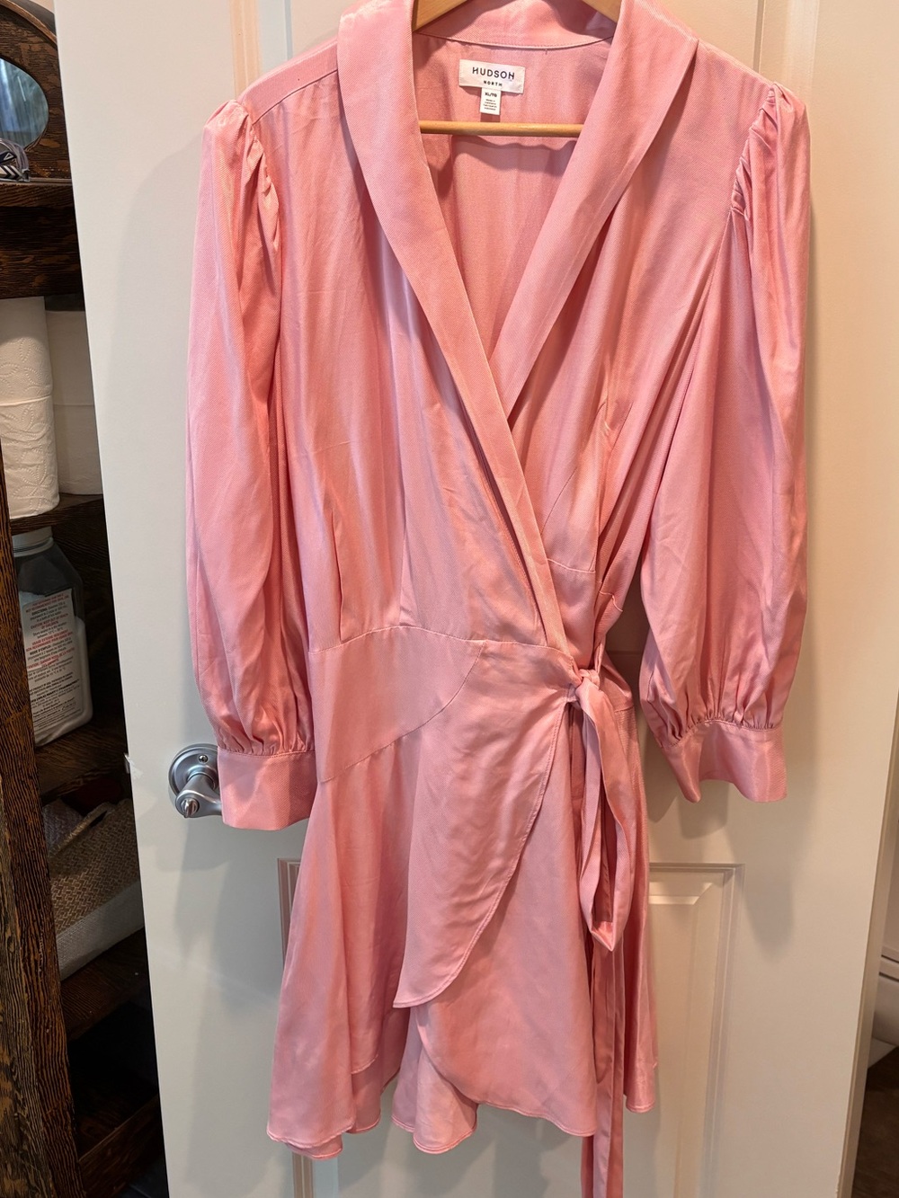 Pink Wrap Dress - Hudson North